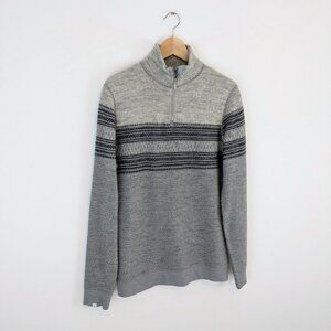 We Norwegians  Mens 100% Merino Wool 1/4 quarter zip sweater